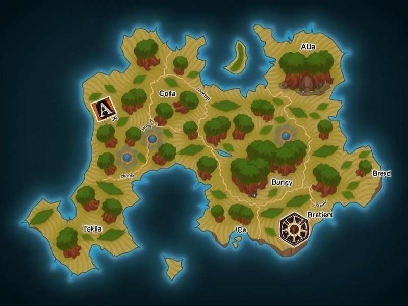 Mystical Shrine Expedition Regions Map